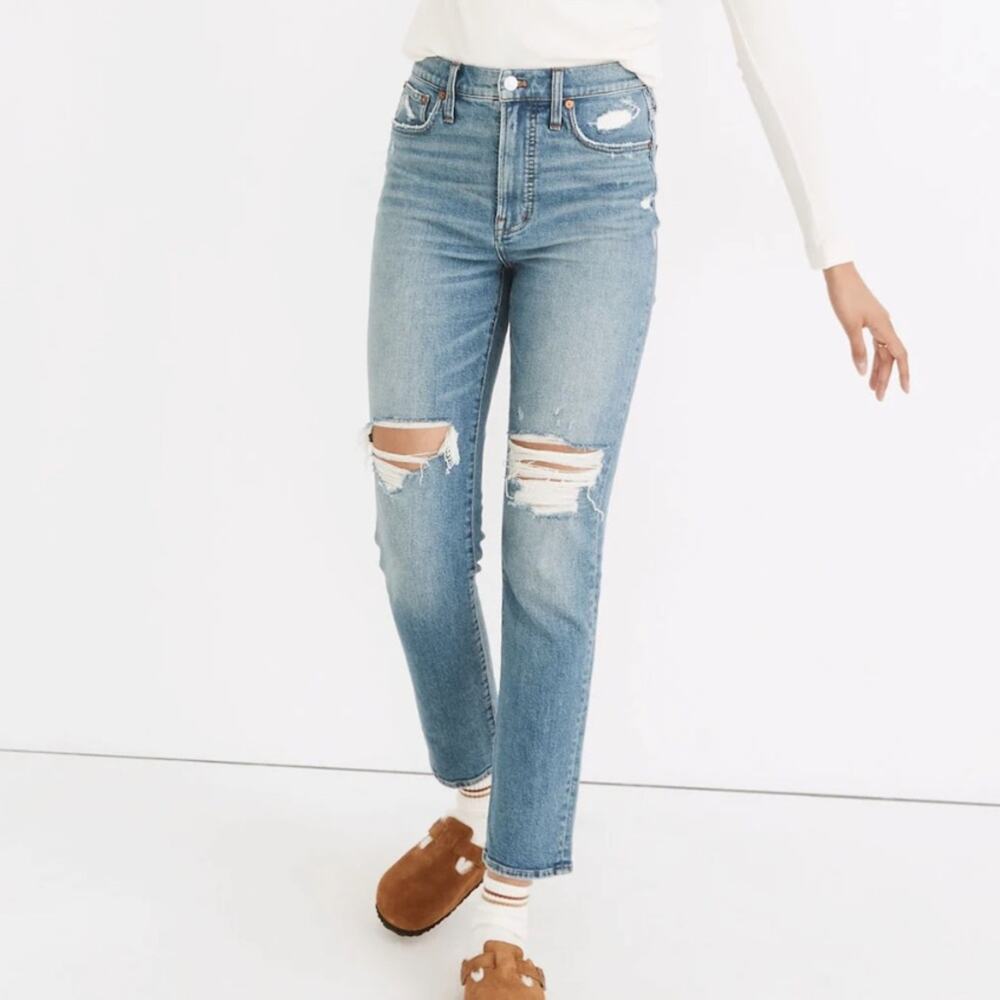 Madewell The Perfect Vintage Jeans in Denman Wash High Rise